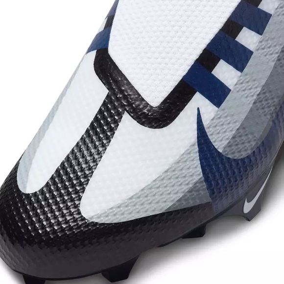 Nike Vapor Edge Pro 360 Football Cleats Blue White Grey DV0778-001 Mens Size 12 - Picture 10 of 12